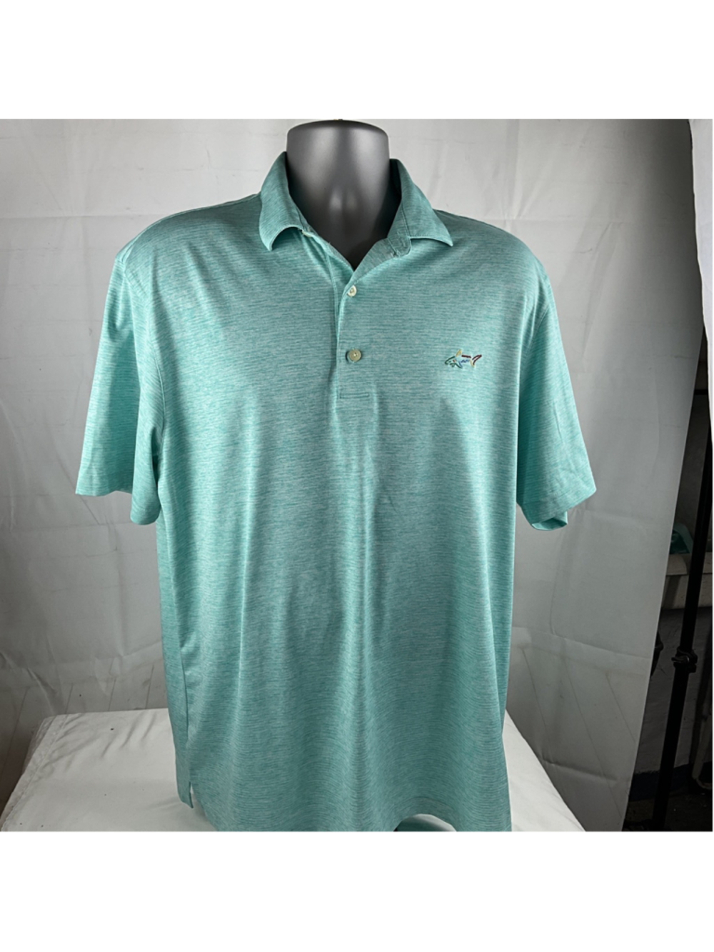 Sz XL.Greg Norman Play Dry Men's Polo Green Golf Shirt